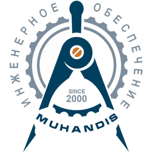Логотип компании Muhandis - инженерное обеспечение